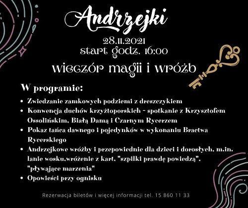 Program Andrzejki: Wieczór magii i wróżb